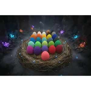 Threaded Dragon Eggs Multi-Pack | Fillable Screw-Top Easter Hunt Eggs