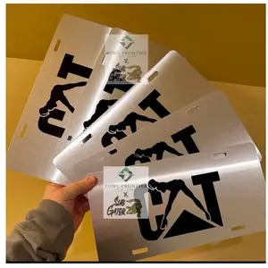 CAT Aluminum License Plate CAT Aluminum License Plate