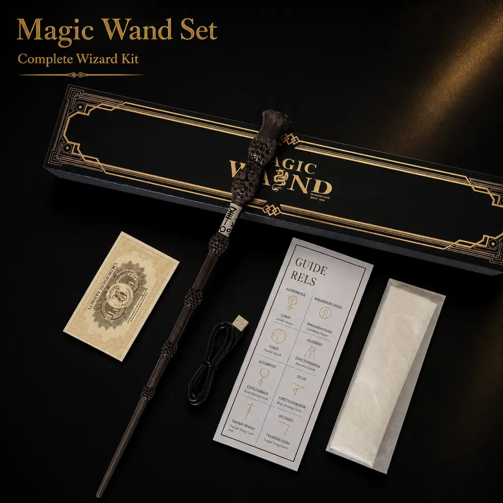Interactive Magic Wand Toy - Durable Play Stick with High Play Value, Ideal for Stage Acts & Party Events, Novelty Gag Item for Kids (Toys & Hobbies), Fun, Creativity