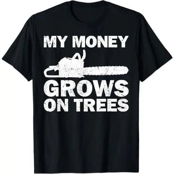 Funny Arborist Logger Gift Men Cool Tree Climber Lumberjack T-Shirt