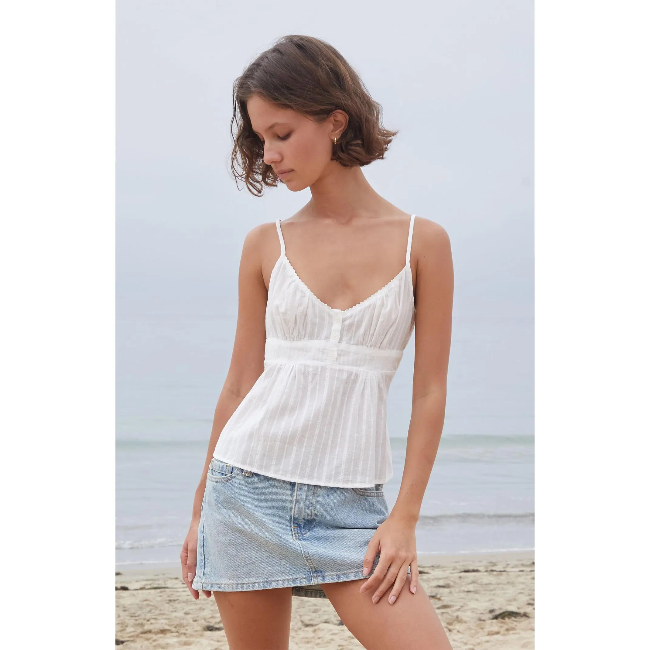 white tiffany tank brandy melville - TikTok Shop