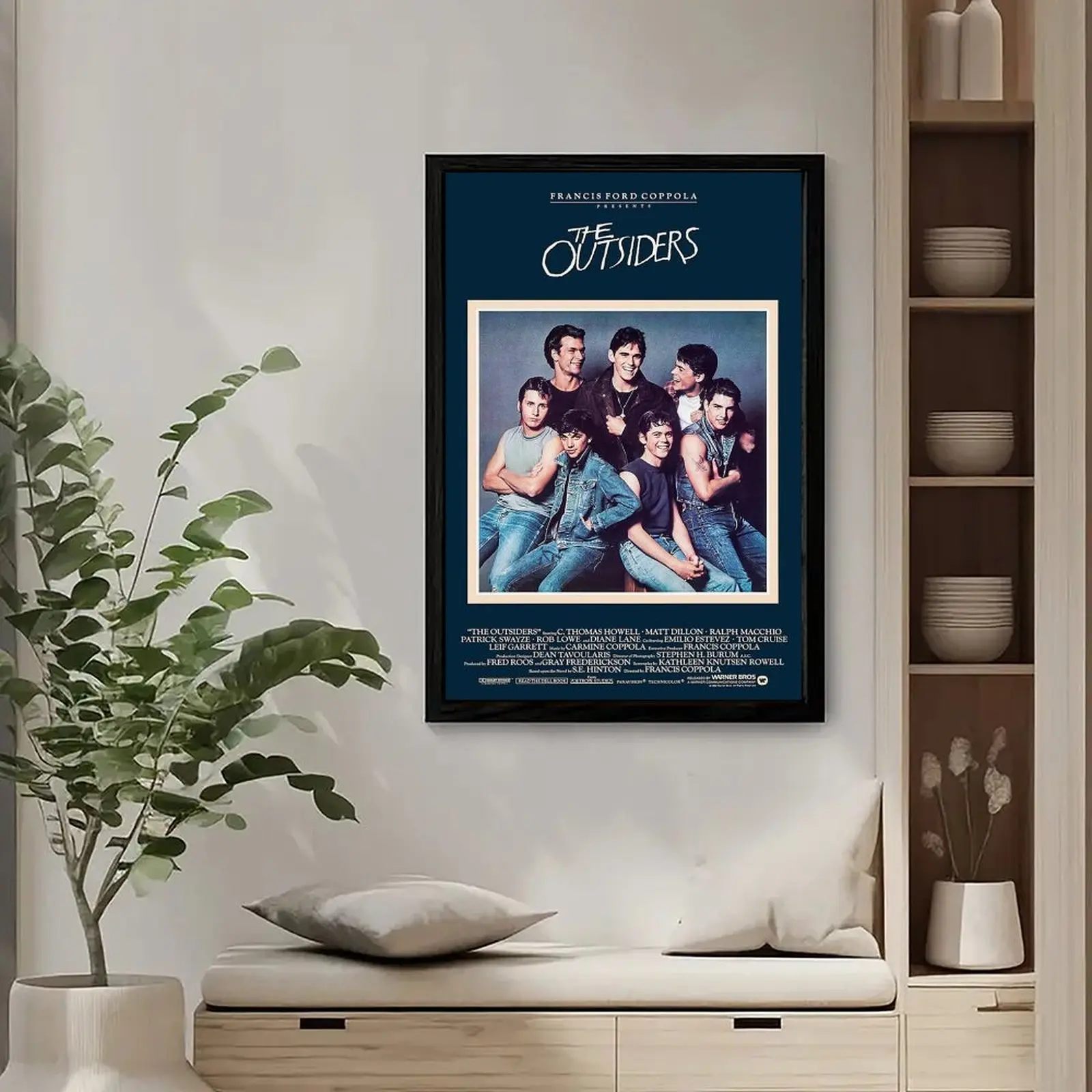 The Outsiders Poster Canvas Oil Decor Wall Art Painting Modern Aesthetic Print Decoration Waterproof Gift Idea for Home Preferred Gift Giving Option