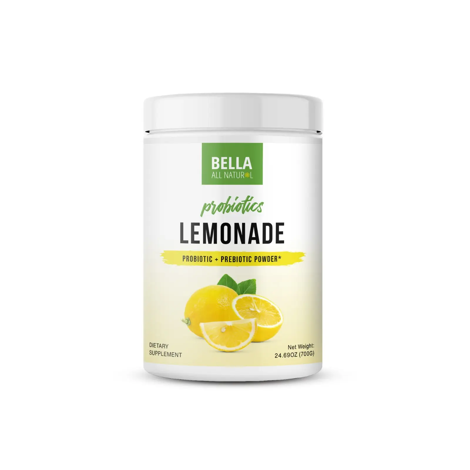 Bella All Natural Probiotics Iced Lemonade for Healthier Lifestyle