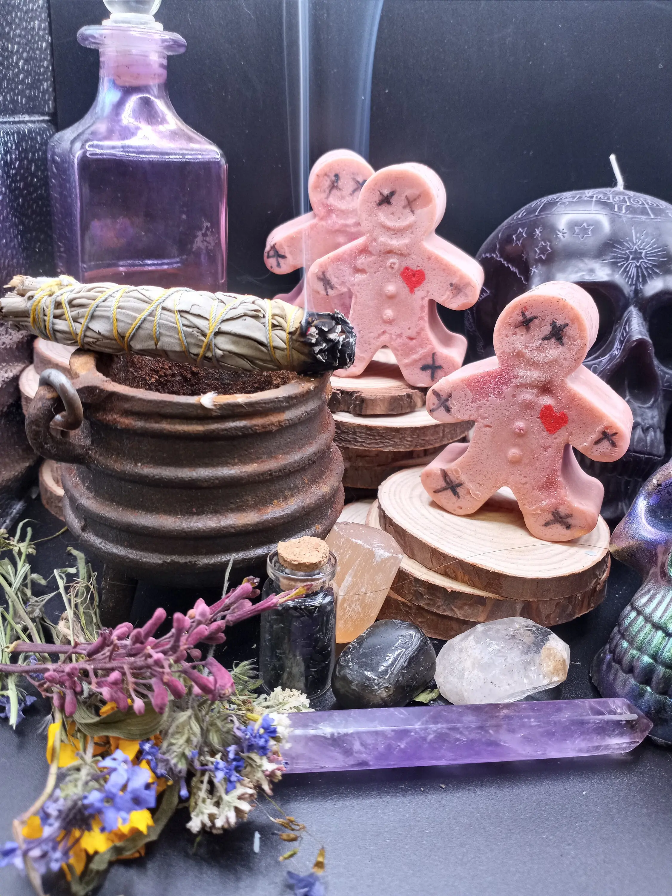 Voodoo Doll Wax Melt Aroma Candle Scent Decor Cozy Fragrance Prop