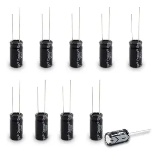 10 PC 25v 1000uf Capacitor, Aluminum Radial Electrolytic Capacitors for TV, LCD, Radio, Microwave, Game (10 x17mm)