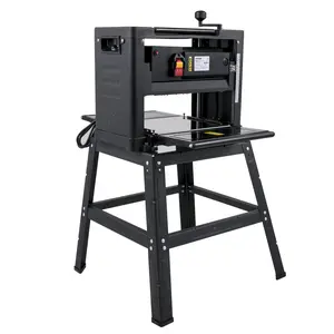 【DealsForYouDays】VEVOR 13-Inch Benchtop Thickness Planer, 2000W, 8000 rpm, 15 AMP, with Foldable Iron Stand and Dust Exhaust, 6m/min Planing Speed, Ideal for Woodworking and Wooden Plank Shaping