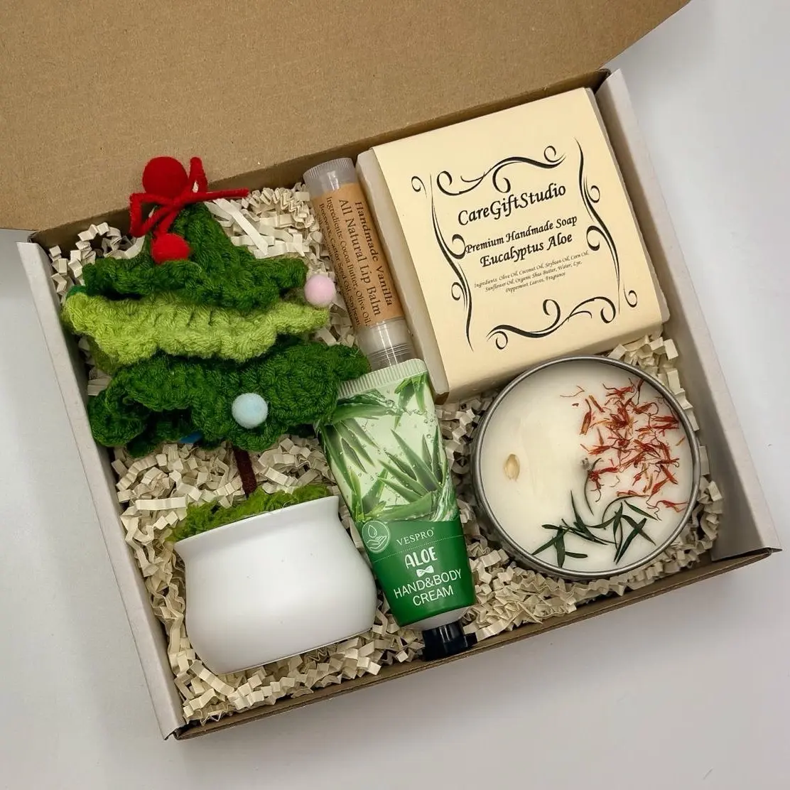 Christmas Gift Box for Best Friend, Mom Gift Box, Coworker Gift Basket