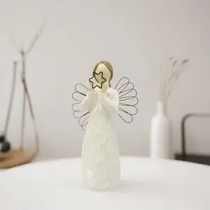 Hand-painted Angel Statue, 1 Count Festival Decoration, Gift for Friends, Suitable for Holidays, Weddings, Anniversary Gifts, and Living Room, Bedroom, Study Decor, Home Decor, Ornaments
