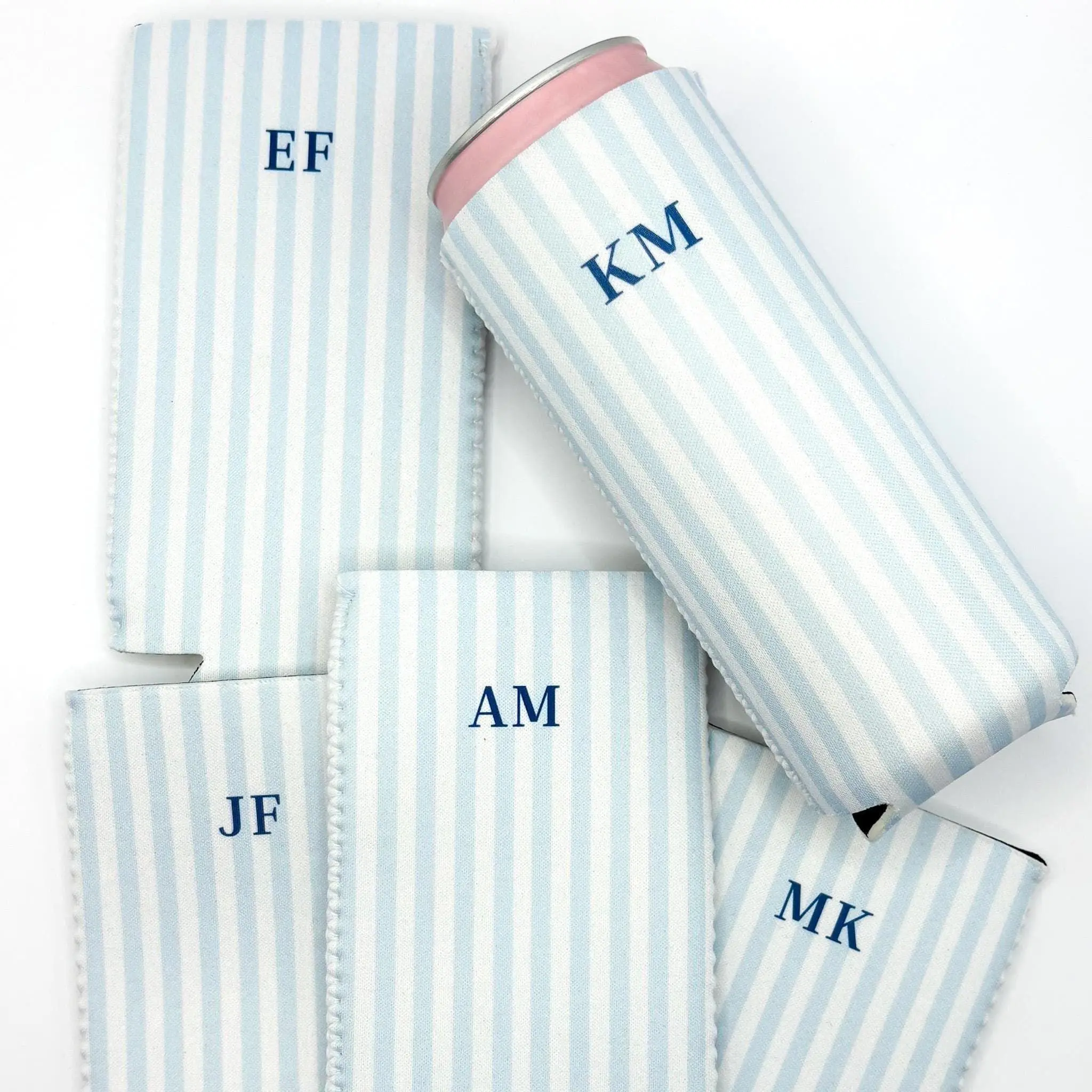 Monogram Slim Can Cooler | Custom Initial - Bridesmaid Proposal Party Favor