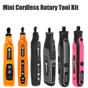 HARDELL Cordless Mini Rotary Tool Kit – Multi-Speed DIY Power Tool with Accessories for Sanding, Polishing, Engraving, Drilling, Carving (6 Variants)