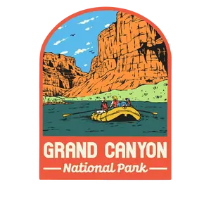 Grand Canyon Rafting Arch Sticker