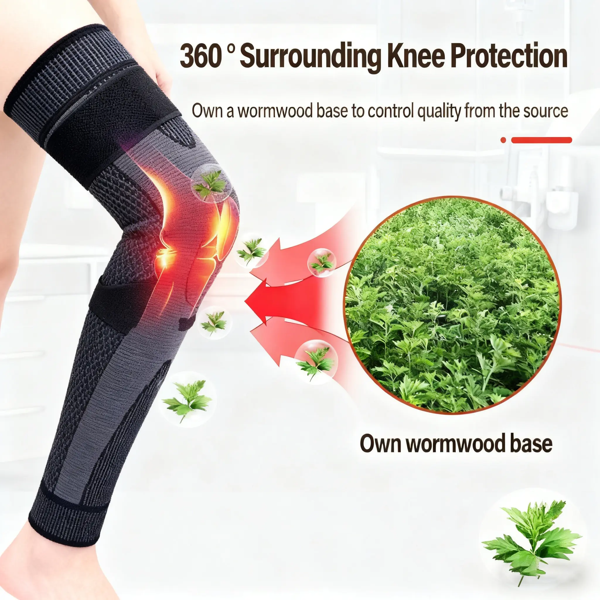 [Black Friday] Unisex Protective Knee & Leg Sleeves - Insulated, Non-Slip Polyester-Cotton Long Sleeves, Free Size, Joint Pain Relief for Fall/Winter Sports & Daily Wear, Insulated Sleeve, Protective Sleeves
