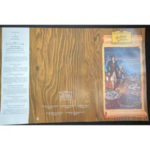 Vintage Anthony's Hawthorne-by-the-Sea Seafood Restaurant Menu Swampscott Massachusetts