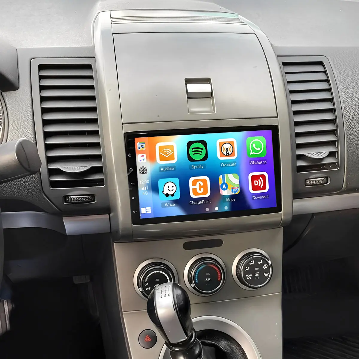 7 Inch Android 13 Car Stereo for 2007–2012 Nissan Sentra with Wireless CarPlay & Android Auto, 2+32GB, AHD Camera, Mic Car Screen Car Media Player