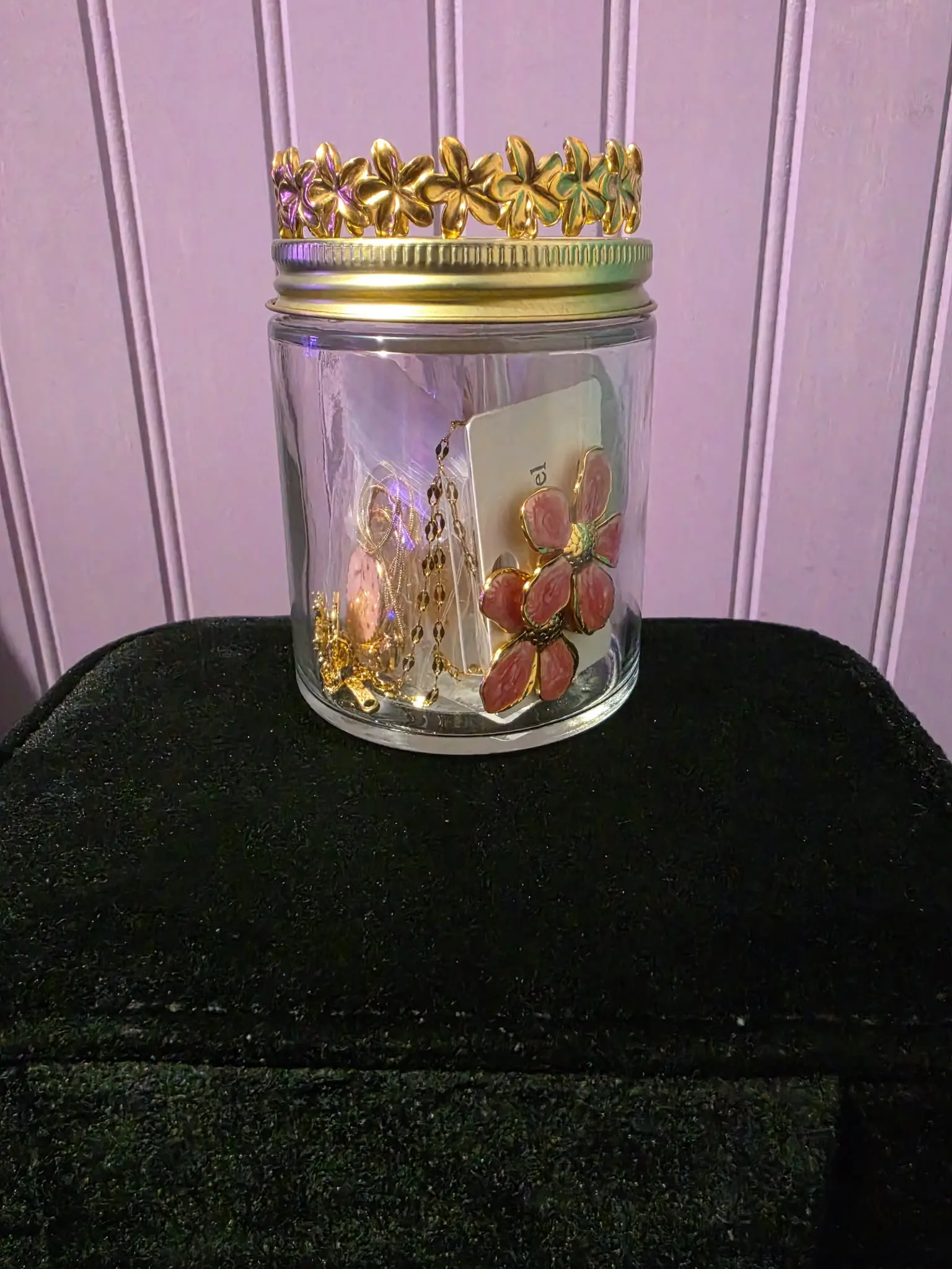 Floral Bloom 1 - Curated Jewelry Jar