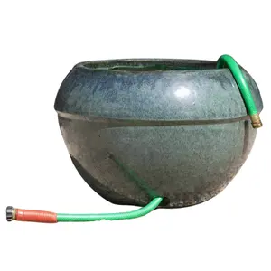 Hose Pot With Cuff, Antique Jade