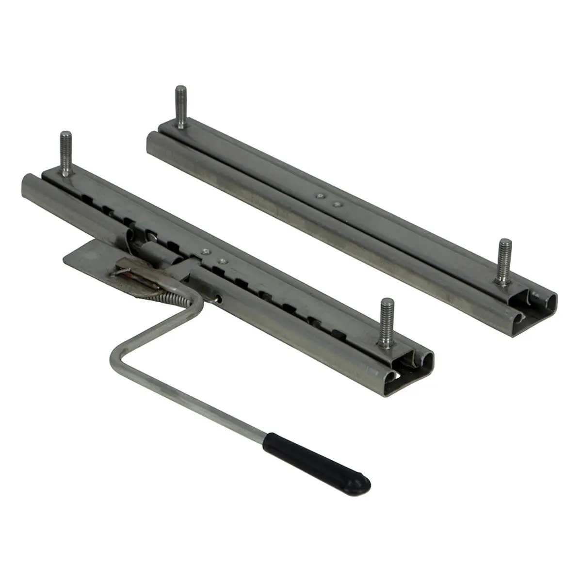 212 MAIN Chair Slide Rails, 2-Piece Set for Kayaking with 6 in Fore and Aft Adjustment, Black, 5-Year Warranty, 6 Inches, 1-1/8" Mounting Studs, 2.8 Lbs, 212 Main 6-Inch Bent Handle Chair Slide Rails