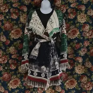 Handmade Vintage Baseball Tapestry Jacket