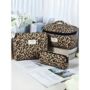 Large Capacity Travel Toiletry Bag Waterproof Cosmetic Organizer Pouch For Makeup Brushes And Essentials