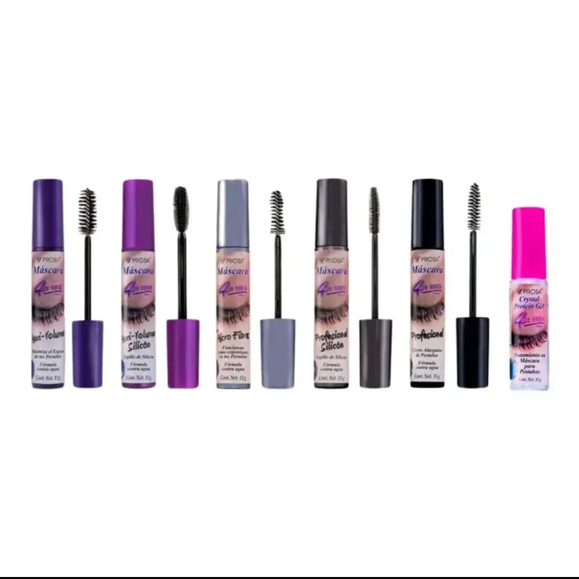 PROSA Mascara Volumizing Curling Lengthening Long-lasting Smudgeproof waterproof Volumizing Volumizing Makeap