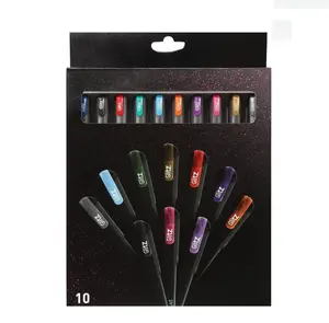 10 Pcs Glitter Gel Pens 1.0 mm Medium Point, Smooth Writing For Journaling, Notetaking & Art Projects