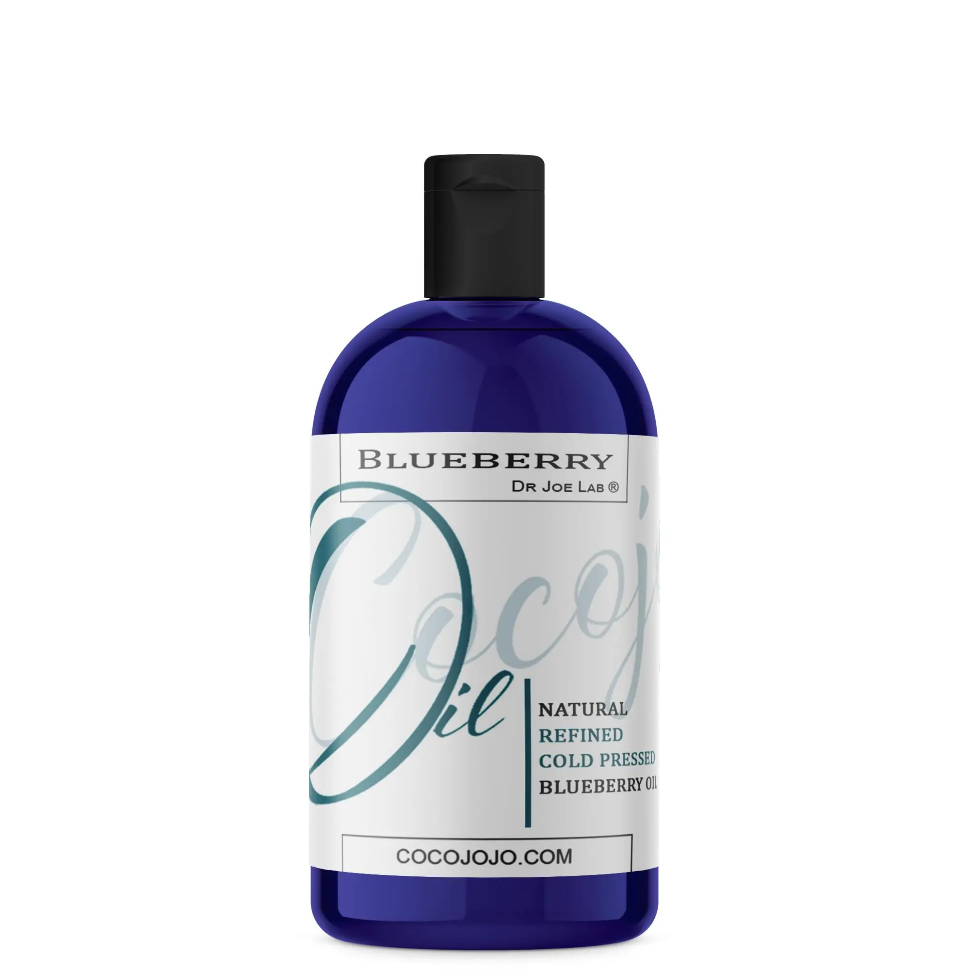 Dr Joe Lab Blueberry Seed Oil - Pure, Refined, Cold Pressed, Non-GMO, Unscented, Deodorized - 16 oz - for Skin, Hair, Nails, Body, DIY, Cosmetic Formulation