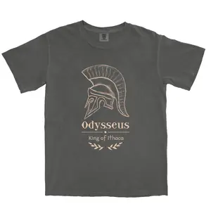 Epic Odysseus King Of Ithaca Comfort Colors T-shirt, Musical & Movie Greek Mythology Lover Tee, Odyssey, Gods Ancient Greece Fan Gift For Friends