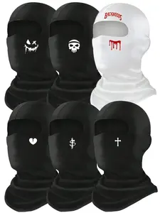 Winter Cycling Face Mask Set, Windproof Warm Balaclava Hats, Outdoor Sports Helmet Liner, Sun Protection Tactical Headscarf