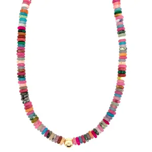 Liv Hat Band & Necklace Versatile Multi-Gemstone Accessory