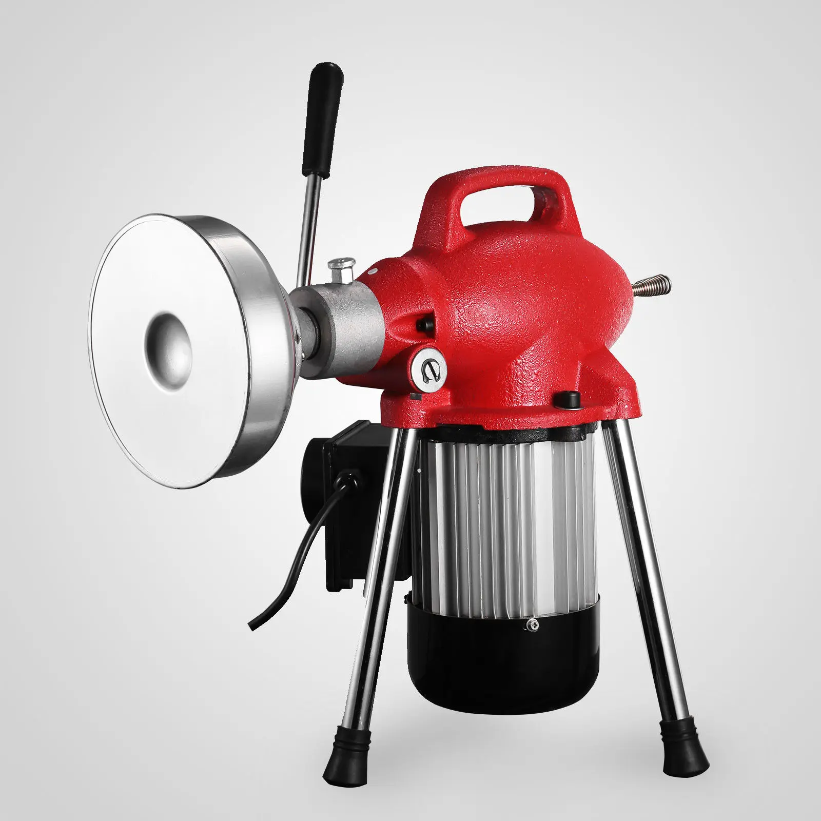 YOKOMA 300210 Electric Pipe Dredging Machine 3/4"-4" 110V, Sectional Drain Cleaner for 20-100mm Pipeline Blockage Removal