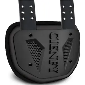Football Back Plate for Shoulder Pads, Backplate Youth and Adult Football Players, Hard Shell Lower Back Protector with Contoured Foam, High-Impact Protection
