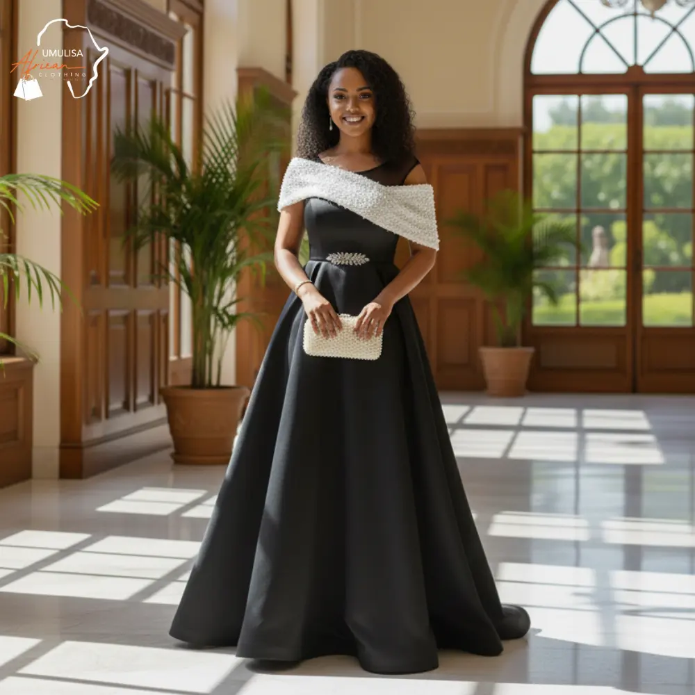 Ebony Empress Black Gown