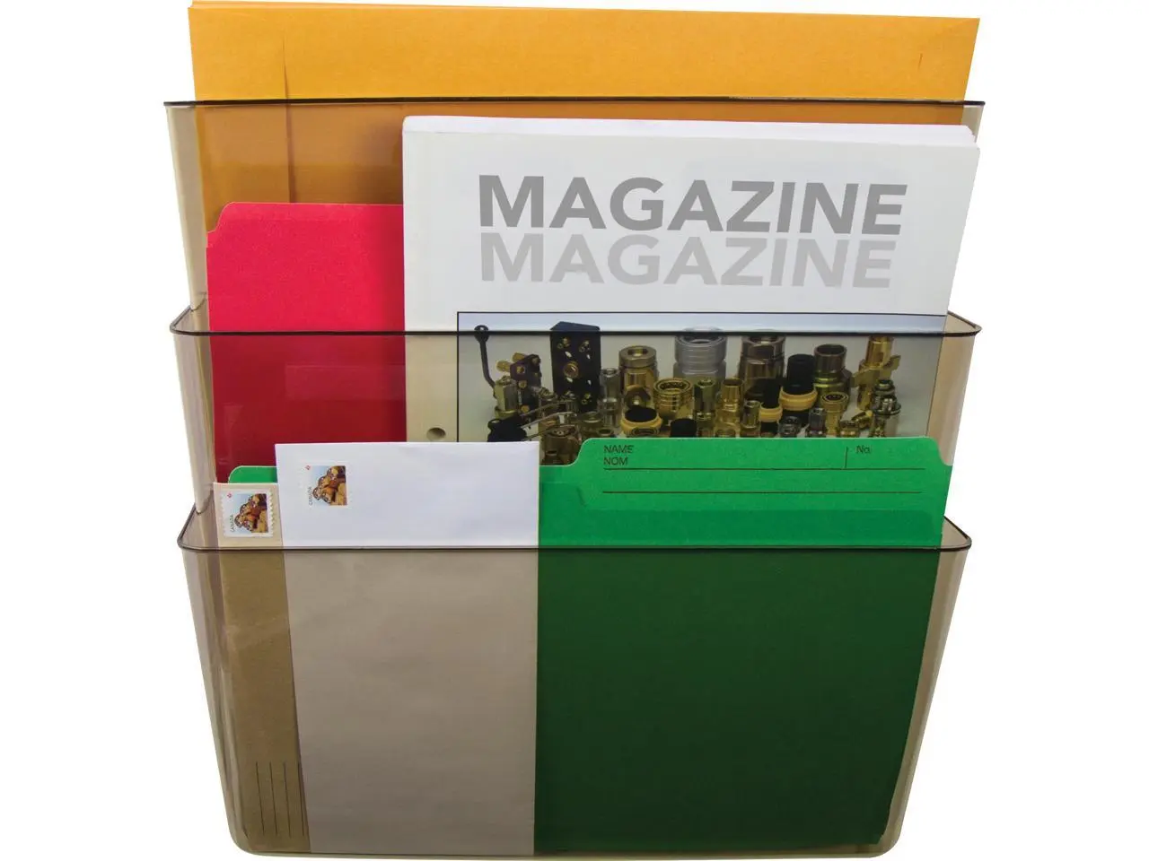 Storex 70260U01C Stacking Wall Pocket Set