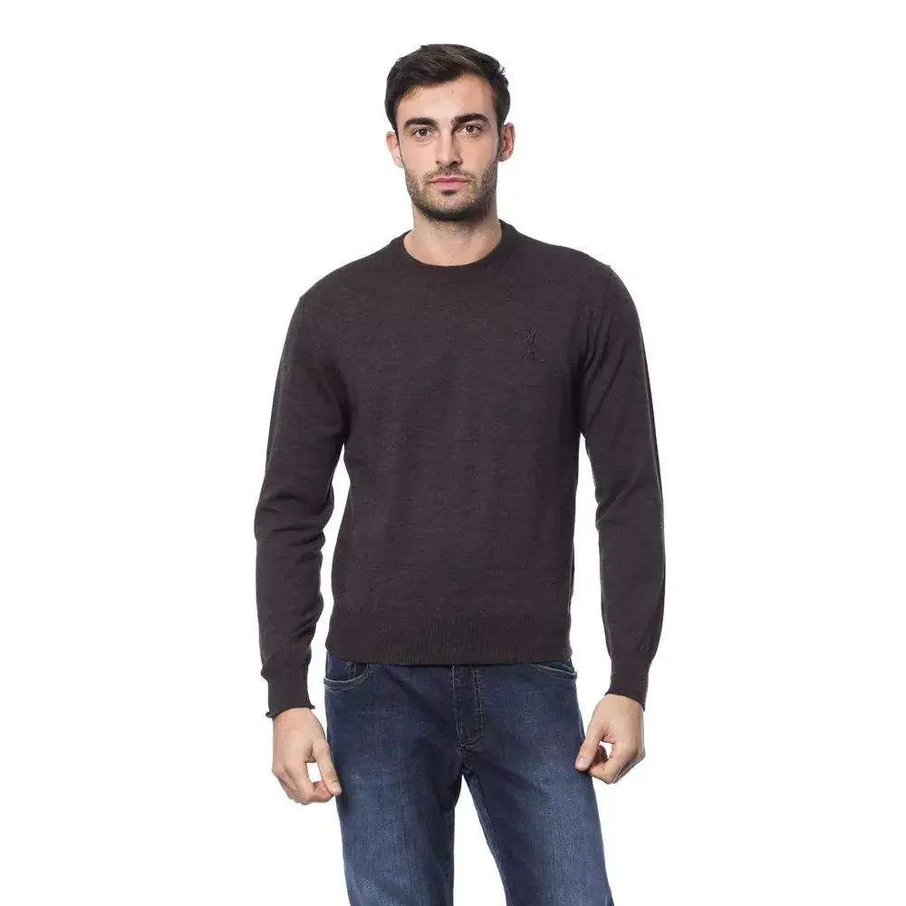 Billionaire Italian Couture Brown Merino Wool Sweater