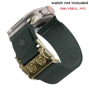 Magnetic Sports Strap Smart Watch Accessories for Apple Watch Ultra3 11 10 9 8 7 6 5 SE Nylon Braided Quick Release Easy Installation 49mm 45mm 44mm 42 41 40mm