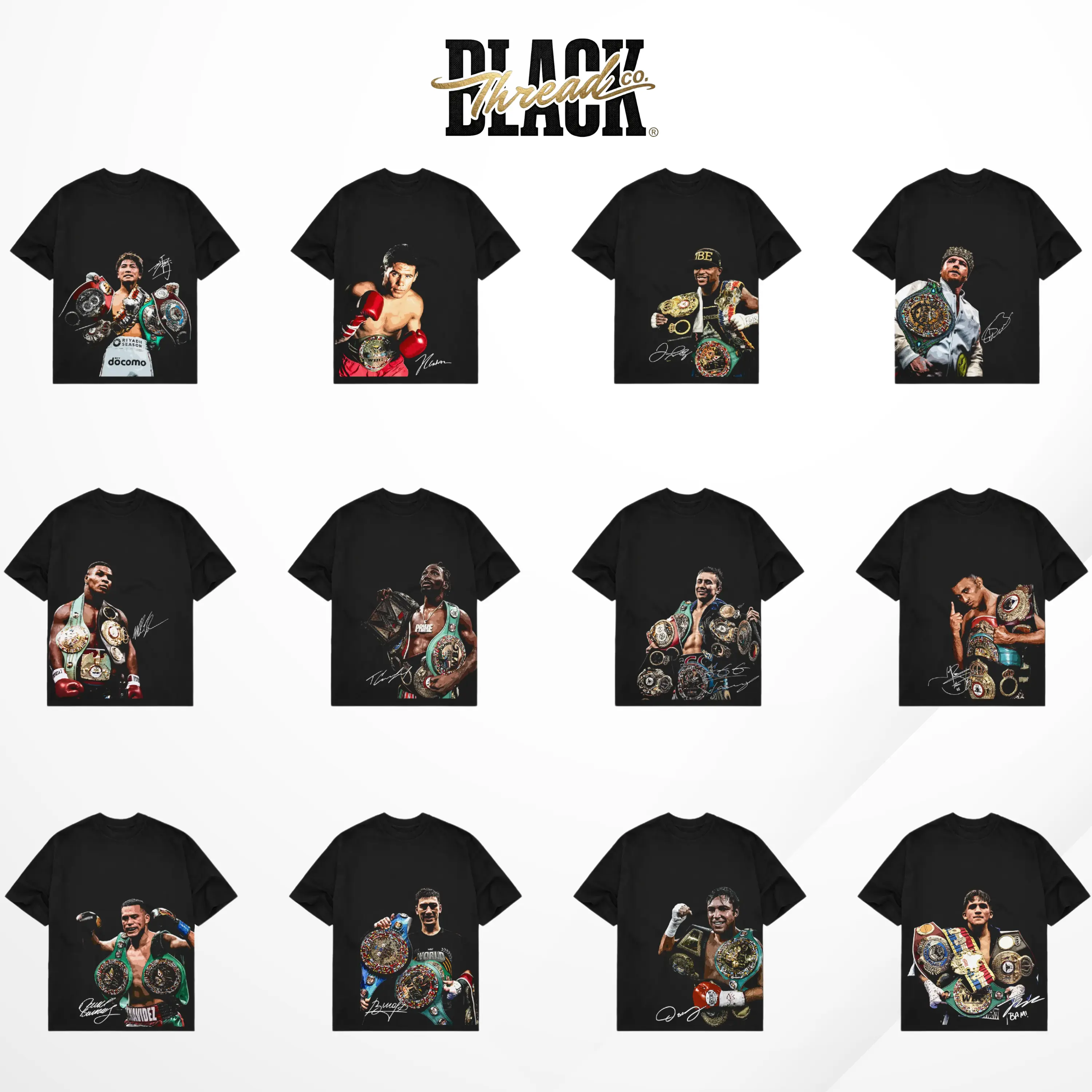 COMBATWEAR Boxing Fighters Collection UFC T-Shirt, Sports Unisex Premium 100% Cotton MMA Fighters Graphic Tee, Top Streetwear Clothes NightFight Gift Fans