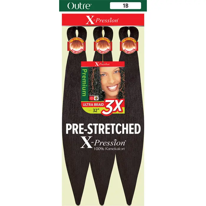 Outre Synthetic Pre Stretched ULTRA BRAID - XPRESSION 3X 32" Outre Synthetic Pre Stretched ULTRA BRAID - XPRESSION 3X 32"