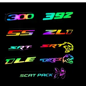 RGB LED Grille Badge for Dodge Charger, Challenger, Durango, Trackhawk, Ram TRX & Camaro  | SRT Hellcat Redeye Trackhawk TRX R/T SS ZL1 | App Controlled Light Up Emblem