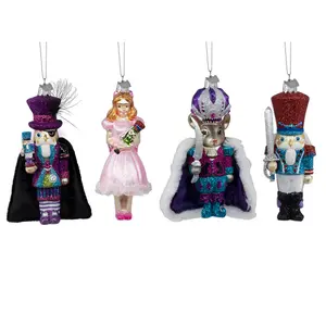 Set of 4 Noble Gems™ Nutcracker Suite Ornaments