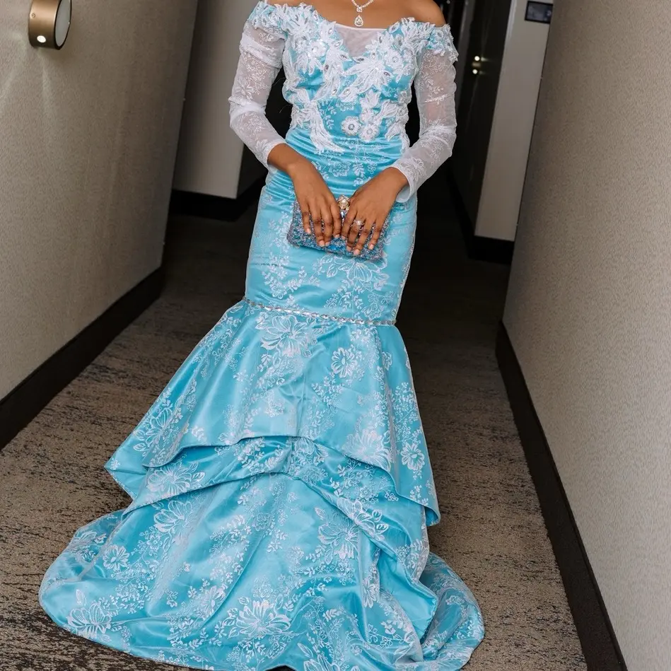 African wedding dress and bride shower Womenswear Lady