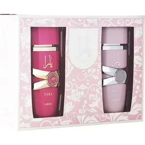Lattafa Variety Set-Yara Eau De Parfum Spray 3.4 Oz & Yara Candy Eau De Parfum Spray 3.4 Oz For Women
