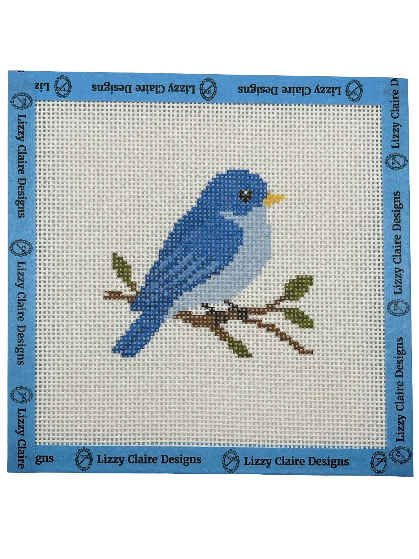 Bluebird - 13 mesh - 7 x 7 or 12 x 12 - Needlepoint Canvas