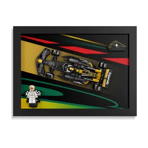 Acrylic Display Wall Mount for Speed Champions 77252 APXGP Team Race Car from F1 The Movie(LEGO Set NOT Include)Acrylic Display Wall Mount for LEGO Speed Champions 77252 APXGP Team Race Car from F1 The Movie( Set NOT Include)