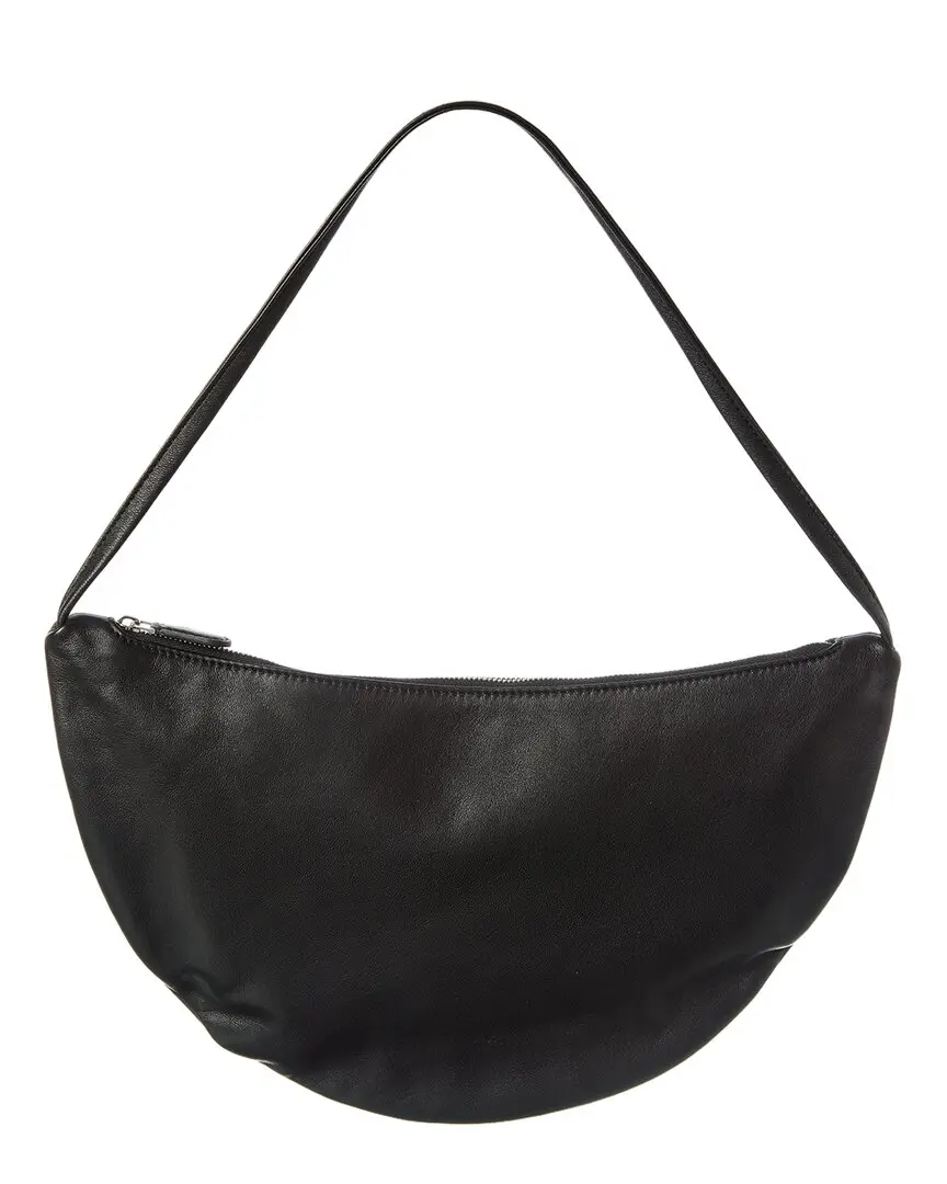 The Row Lizzy Small Leather Hobo Bag