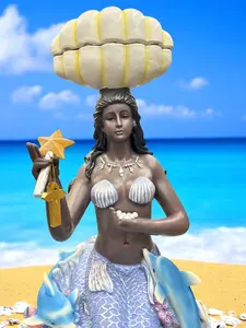 Statue Of Orisha Yemaya / Estatua De Orisha Yemaya Decor Decorative Goddess Ornaments