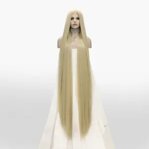 IMstyle Longest wig collection 60 inches Blonde 13*2 lace front wigs NH1 collection Synthetic Costume Wigs