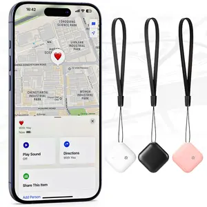 Portable Smart Tracker, Key Finder, Wallet Tracker, GPS Tracker for Keys, Bags, Luggage, Pets and Backpacks, Compact Smart Tracker for iOS