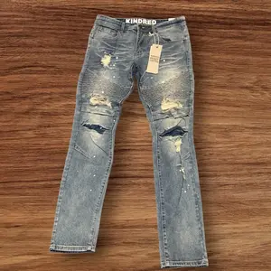 Men's Modern Skinny Fit Jeans - Stylish Design, Comfortable Fit, Ideal for Casual Wear - Menswear, Pants