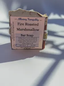 🔥🍡 Alluring Tranquility – Fire Roasted Marshmallow Cold Process Soap