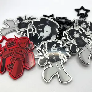 B-GRADE Acrylic Keychains Roblox, Forsaken, Die of Death, 3 Inches, Cute Keyrings Birthday Gifts – Cute Acrylic Keychain Charms, Perfect Gift for Fans & Collectors #2, 3''x3''